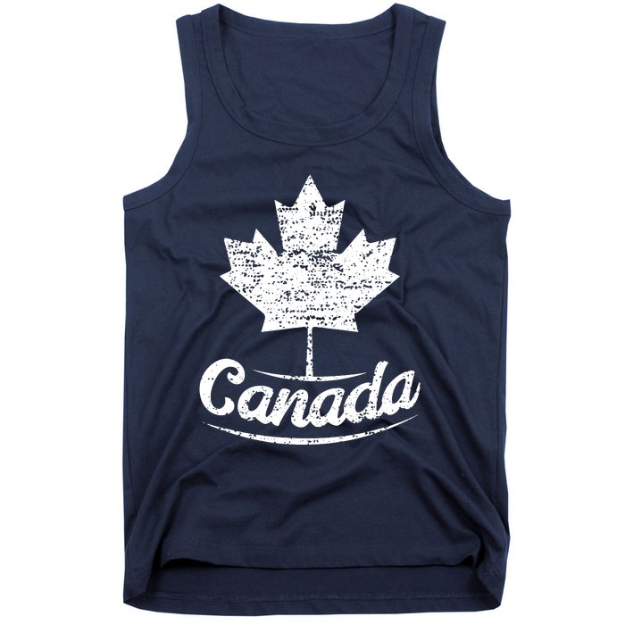 Vintage Canada Flag Canadian Flag Maple Leaf Tank Top