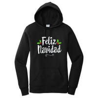 Vintage Christmas Feliz Navidad Retro Mexican Spanish Xmas Gift Women's Pullover Hoodie