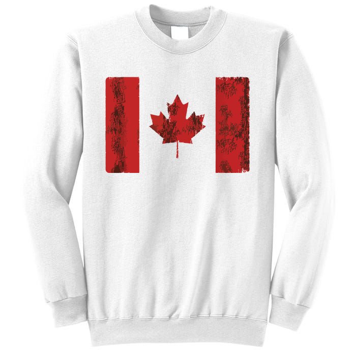 Vintage Canadian Flag CA Canada Souvenir Gift Sweatshirt