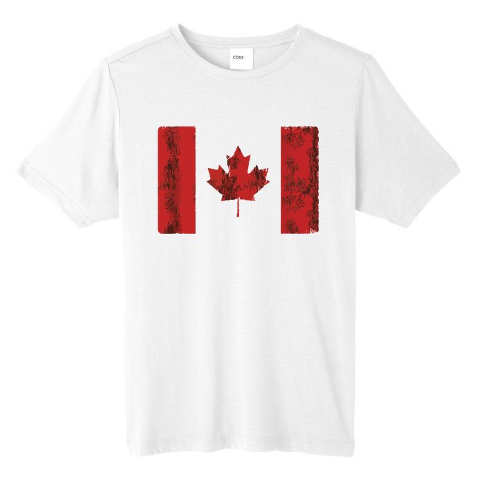 Vintage Canadian Flag CA Canada Souvenir Gift Tall Fusion ChromaSoft Performance T-Shirt