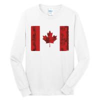 Vintage Canadian Flag CA Canada Souvenir Gift Tall Long Sleeve T-Shirt