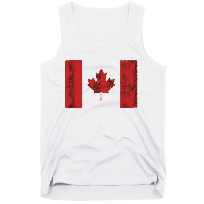 Vintage Canadian Flag CA Canada Souvenir Gift Tank Top