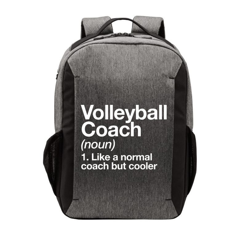 Volleyball Coach Funny Sports Definition Trainer Instructor Vector Backpack