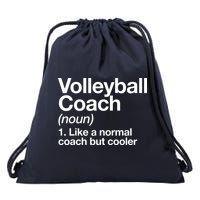 Volleyball Coach Funny Sports Definition Trainer Instructor Drawstring Bag