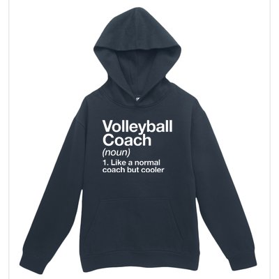 Volleyball Coach Funny Sports Definition Trainer Instructor Urban Pullover Hoodie