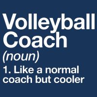 Volleyball Coach Funny Sports Definition Trainer Instructor Tank Top