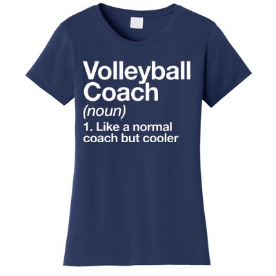 Volleyball Coach Funny Sports Definition Trainer Instructor Women's T-Shirt