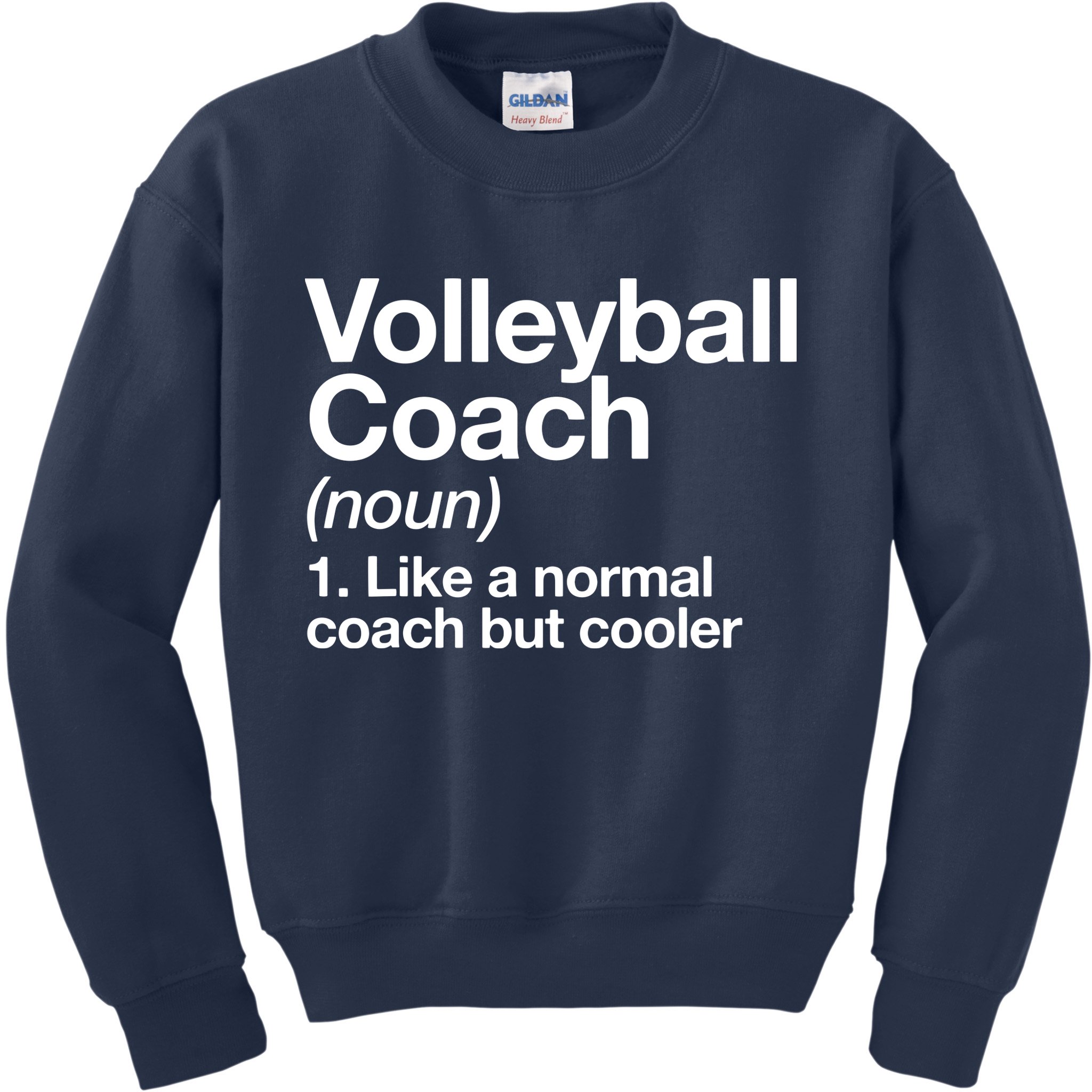 Volleyball Coach Funny Sports Definition Trainer Instructor Kids Sweatshirt