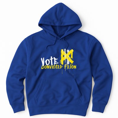 Vote Convicted Felon Usa 2024 Election Graffiti Hoodie