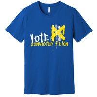 Vote Convicted Felon Usa 2024 Election Graffiti Premium T-Shirt