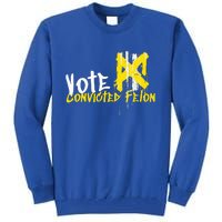 Vote Convicted Felon Usa 2024 Election Graffiti Tall Sweatshirt