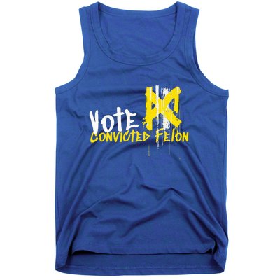 Vote Convicted Felon Usa 2024 Election Graffiti Tank Top