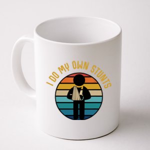 Valentines Christmas Family Matching I Do My Own Stunts Gift Coffee Mug