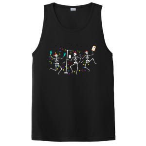 Valentines Christmas Fun Matching Skeleton Nurse Christmas Meaningful Gift PosiCharge Competitor Tank