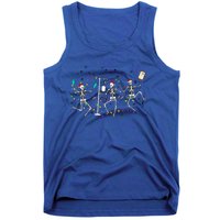 Valentines Christmas Fun Matching Skeleton Nurse Christmas Meaningful Gift Tank Top