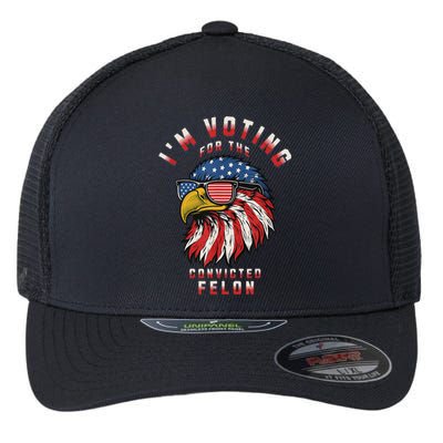 Voting Convicted Felon 2024 Election Flexfit Unipanel Trucker Cap