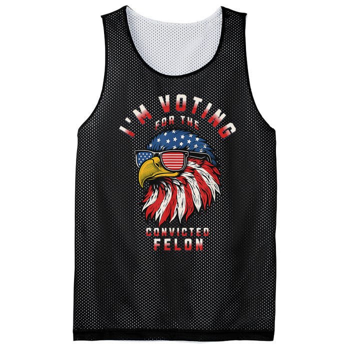 Voting Convicted Felon 2024 Election Mesh Reversible Basketball Jersey Tank