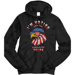 Voting Convicted Felon 2024 Election Tie Dye Hoodie