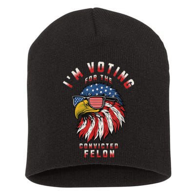 Voting Convicted Felon 2024 Election Short Acrylic Beanie