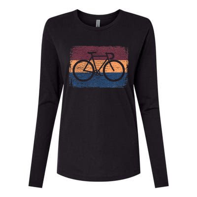 Vintage Cycling Funny Classic Bicycle Bicycling Lover Outfit Womens Cotton Relaxed Long Sleeve T-Shirt