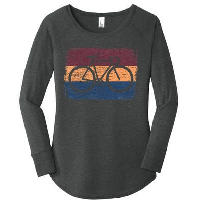 Vintage Cycling Funny Classic Bicycle Bicycling Lover Outfit Women's Perfect Tri Tunic Long Sleeve Shirt