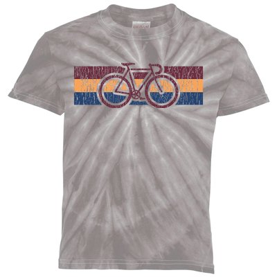 Vintage Cycling Funny Classic Bicycle Bicycling Lover Outfit Kids Tie-Dye T-Shirt