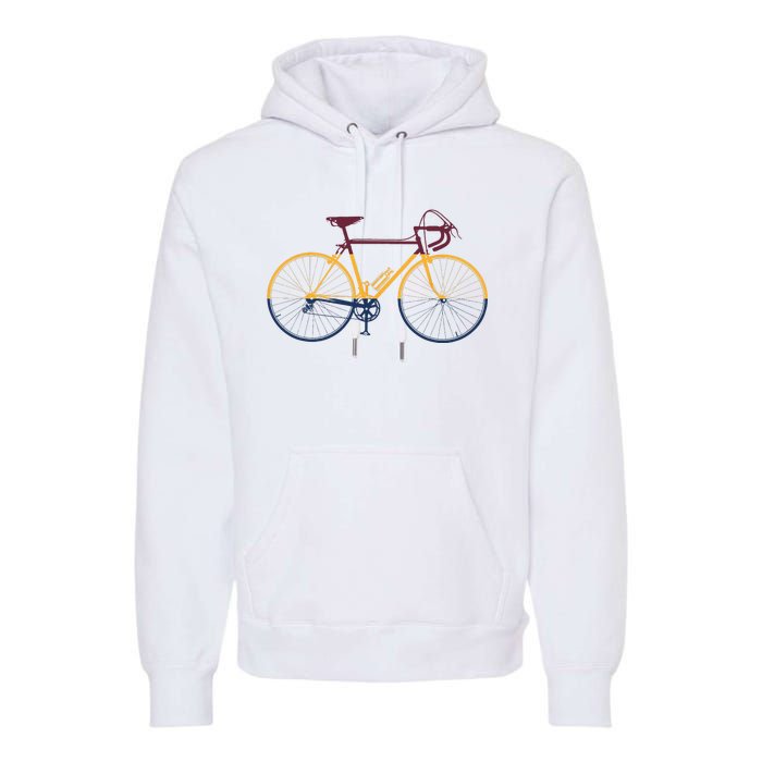 Vintage Cycling Funny Classic Bicycle Bicycling Lover Outfit Premium Hoodie