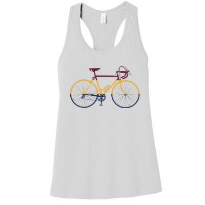 Vintage Cycling Funny Classic Bicycle Bicycling Lover Outfit Women's Racerback Tank