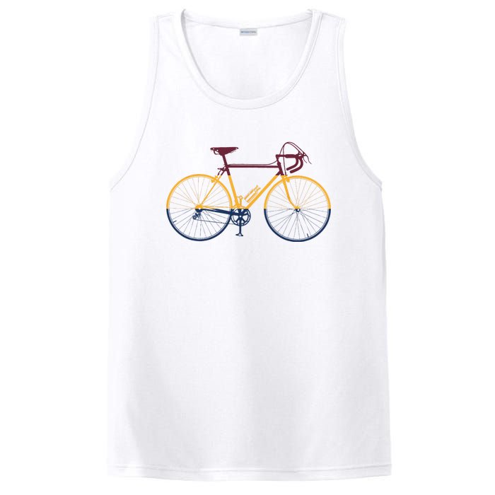 Vintage Cycling Funny Classic Bicycle Bicycling Lover Outfit PosiCharge Competitor Tank