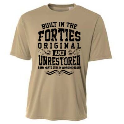 Vintage Classic Funny 80th Birthday Gift Built In The 40s Forties Cooling Performance Crew T-Shirt