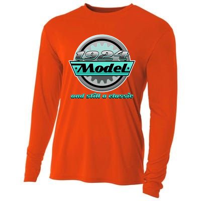 Vintage Car Gear 1924 Model And Still A Classic 100th Birthday Cooling Performance Long Sleeve Crew