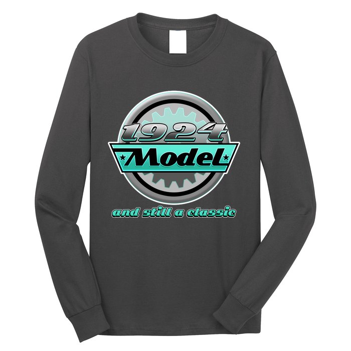 Vintage Car Gear 1924 Model And Still A Classic 100th Birthday Long Sleeve Shirt