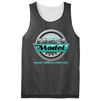 Vintage Car Gear 1924 Model And Still A Classic 100th Birthday Mesh Reversible Basketball Jersey Tank