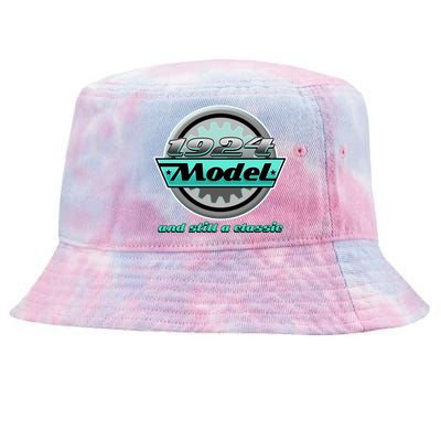 Vintage Car Gear 1924 Model And Still A Classic 100th Birthday Tie-Dyed Bucket Hat