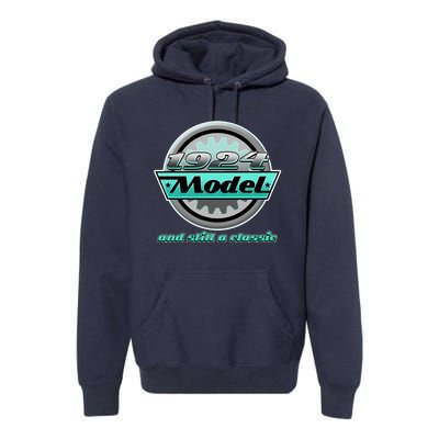 Vintage Car Gear 1924 Model And Still A Classic 100th Birthday Premium Hoodie