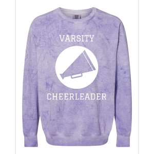 Varsity Cheerleader Gift Colorblast Crewneck Sweatshirt