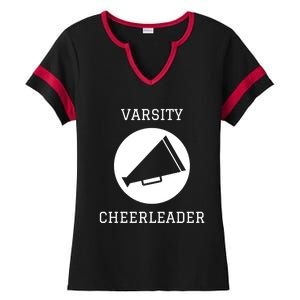 Varsity Cheerleader Gift Ladies Halftime Notch Neck Tee