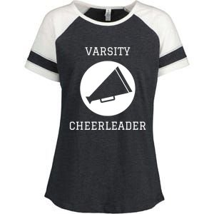 Varsity Cheerleader Gift Enza Ladies Jersey Colorblock Tee