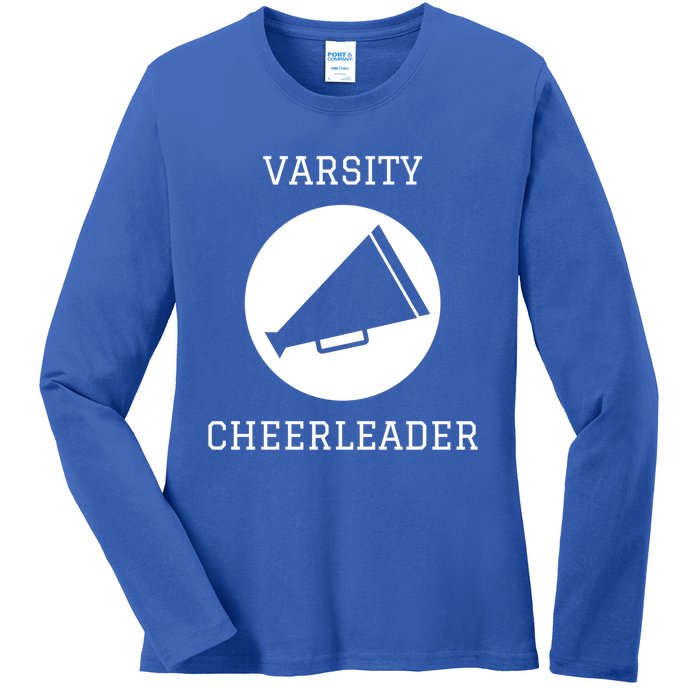 Varsity Cheerleader Gift Ladies Long Sleeve Shirt