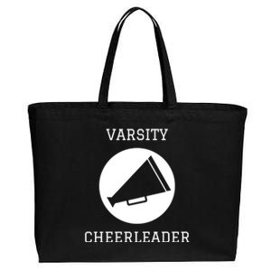 Varsity Cheerleader Gift Cotton Canvas Jumbo Tote