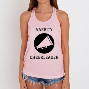 Varsity Cheerleader Gift Women's Knotted Racerback Tank