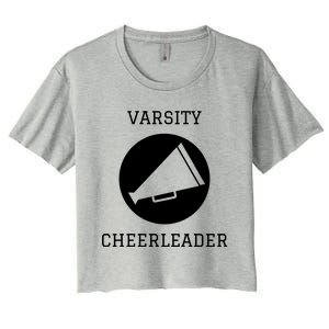 Varsity Cheerleader Gift Women's Crop Top Tee