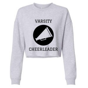 Varsity Cheerleader Gift Cropped Pullover Crew