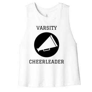 Varsity Cheerleader Gift Women's Racerback Cropped Tank