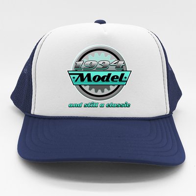 Vintage Car Gear 1934 Model And Still A Classic 90th Birthday Trucker Hat