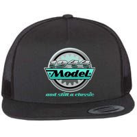 Vintage Car Gear 1944 Model And Still A Classic 80th Birthday Flat Bill Trucker Hat