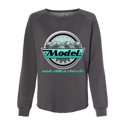 Vintage Car Gear 1944 Model And Still A Classic 80th Birthday Womens California Wash Sweatshirt