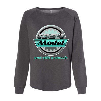 Vintage Car Gear 1954 Model And Still A Classic 70th Birthday Womens California Wash Sweatshirt