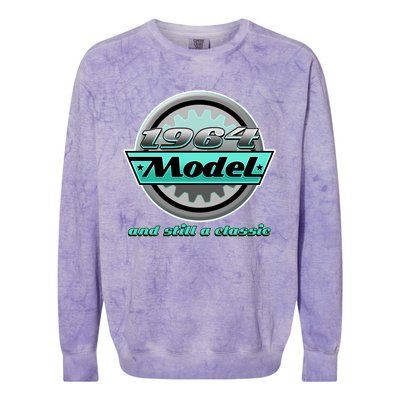 Vintage Car Gear 1964 Model And Still A Classic 60th Birthday Colorblast Crewneck Sweatshirt