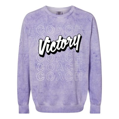 Victory Coach - Gymnastics Tank Top Colorblast Crewneck Sweatshirt